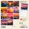Sunrise Sunset | 2026 7 x 14 Inch (Hanging) Monthly Mini Wall Calendar